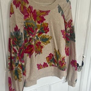 Anthropologie sweatshirt size L. Like new. Worn twice